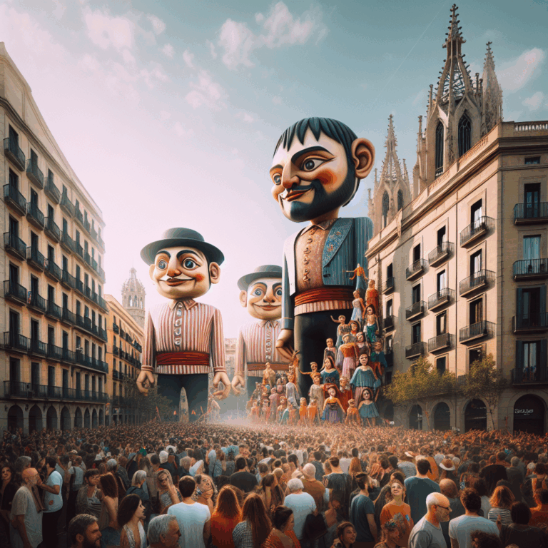 Descubre el turismo cultural en Barcelona: Gegants y Capgrossos