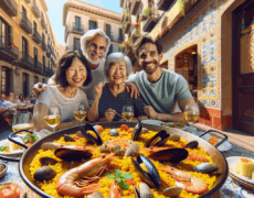 Descubre la auténtica experiencia gastronómica: probando paella en un restaurante local de Barcelona