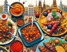 Descubre los secretos de la deliciosa salsa romesco y su vinculación con la gastronomía de Barcelona
