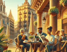 Descubre el placer del turismo en Barcelona: Disfruta de un café en una terraza con vistas increíbles